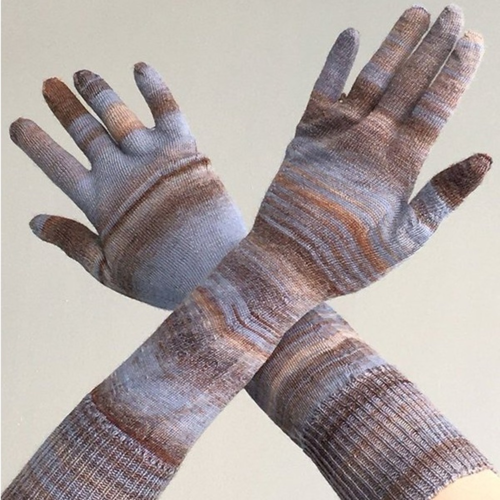 Paloma Wool Onawa Gloves Blue Brown XS/S
